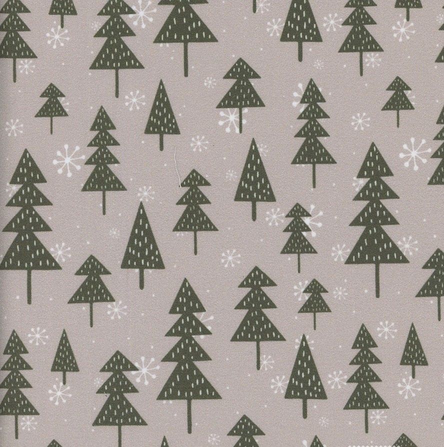 Winter Wonderland - Trees - 1/2m cut