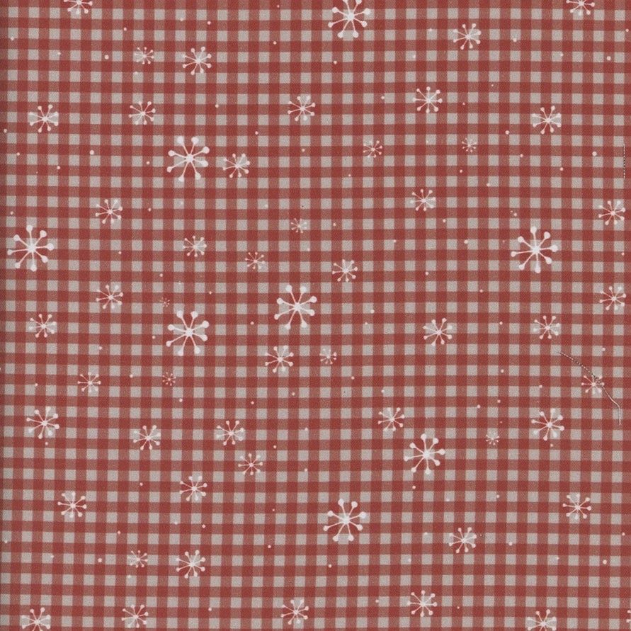 Winter Wonderland - Rust Plaid - 1/2m cut