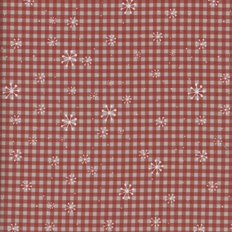 Winter Wonderland - Rust Plaid - 1/2m cut