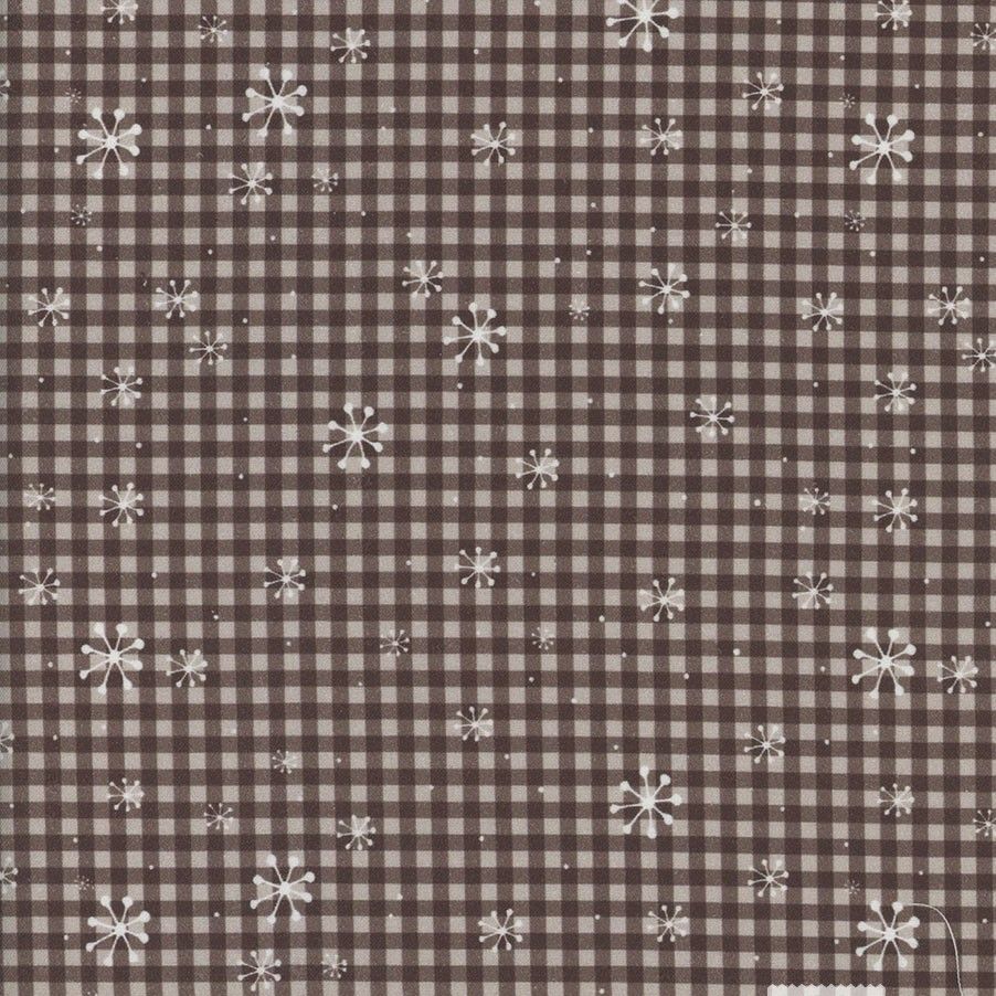 Winter Wonderland - Brown Plaid - 1/2m cut