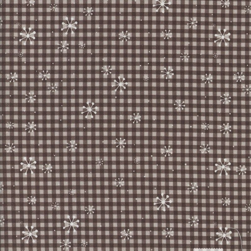 Winter Wonderland - Brown Plaid - 1/2m cut