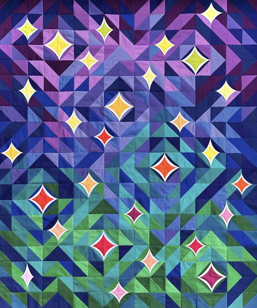 Sparkling Stars Quilt Class