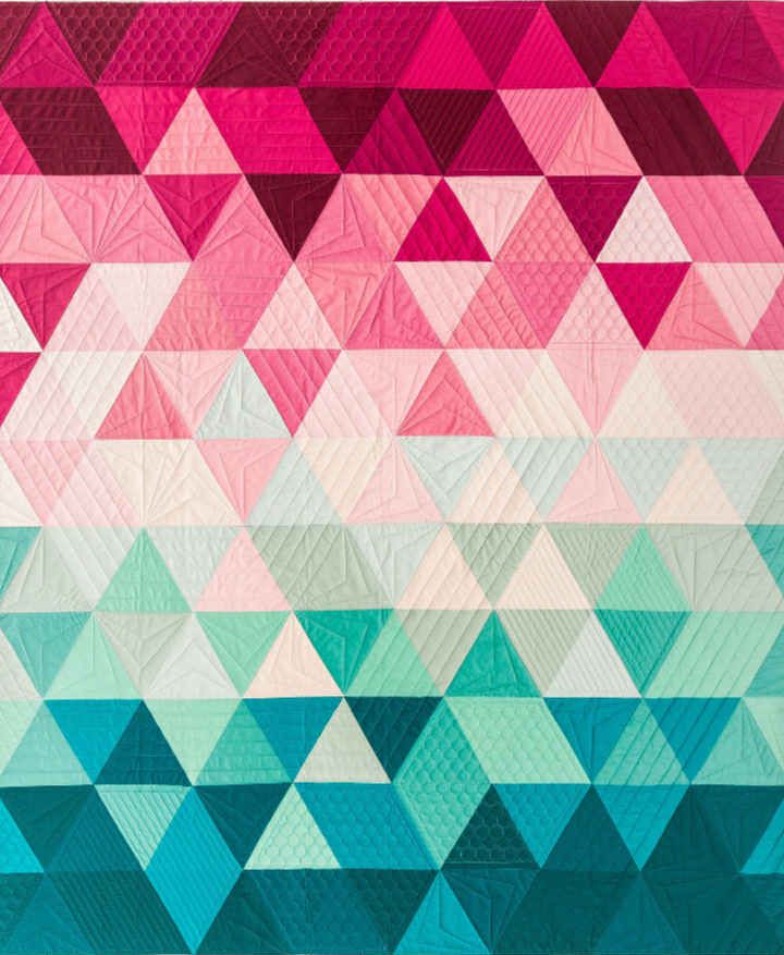Triangle Fade Quilt Class