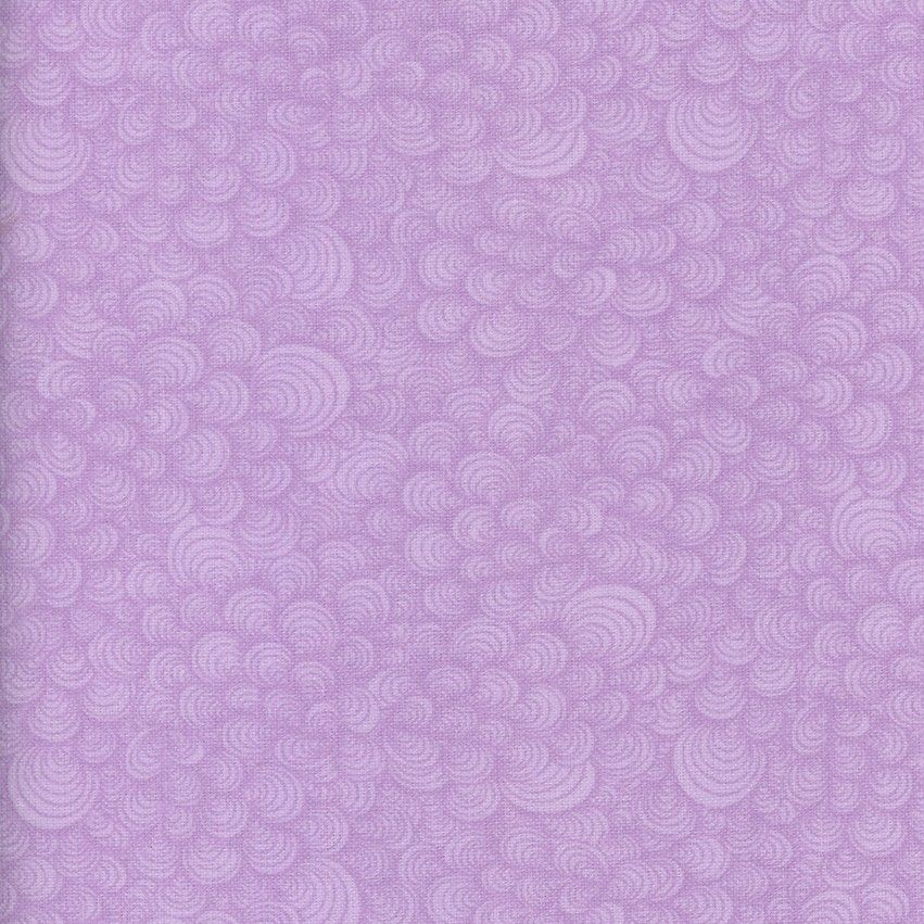Flannel 108&quot; - Swirly - Lilac - 1/2m cut