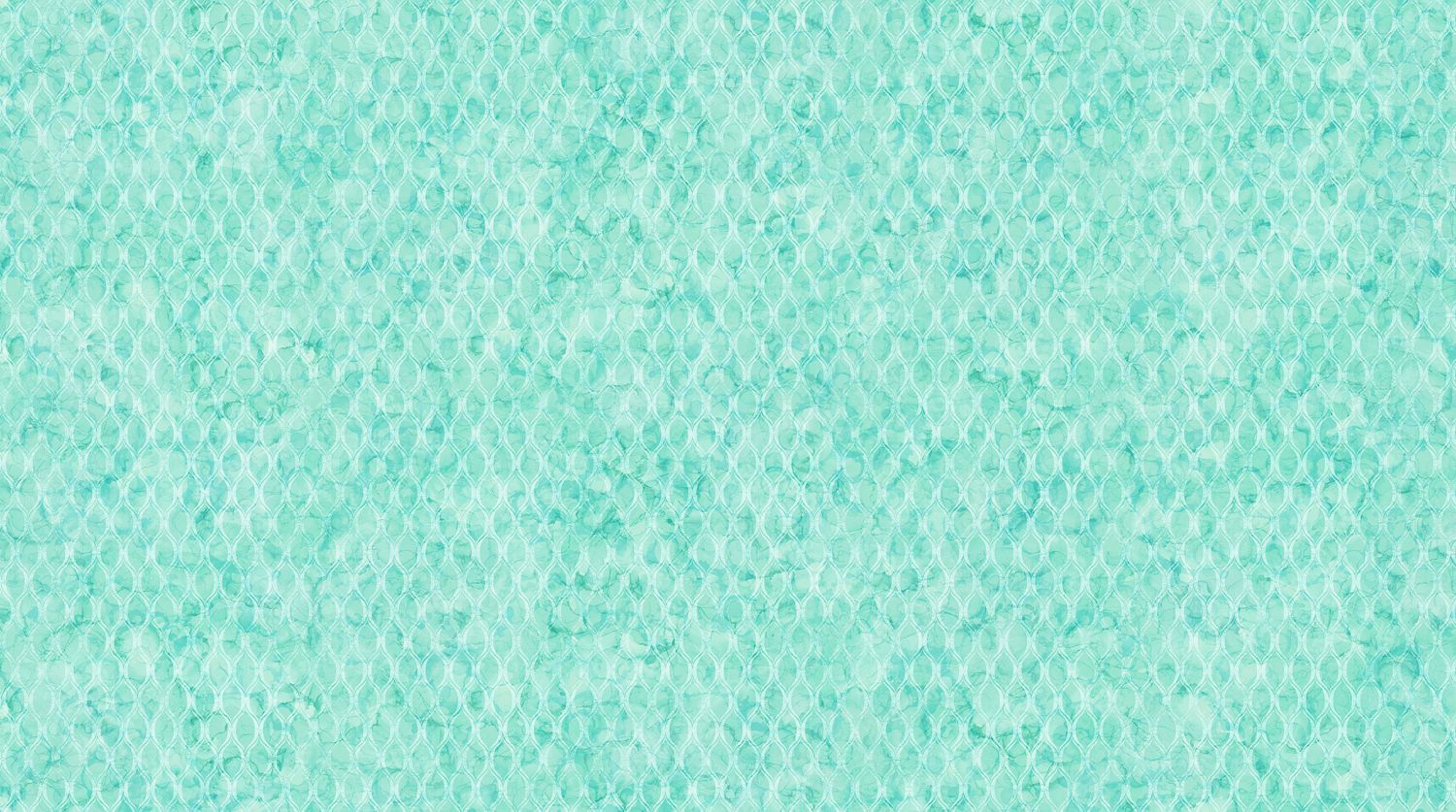 Veranda - Lattice - Turquoise - 1/2m cut