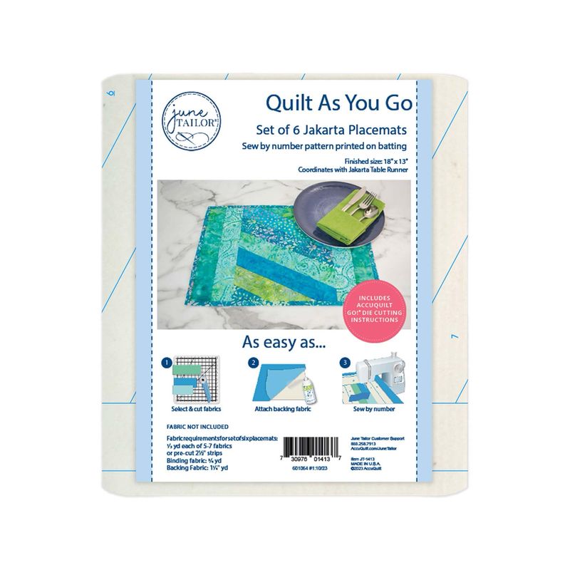 Quilt As You Go Jakarta Placemats