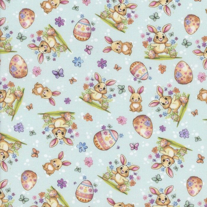 Hoppy Easter -  Allover - 1/2m cut