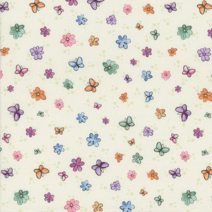 Hoppy Easter -  Wings and Petals - 1/2m cut