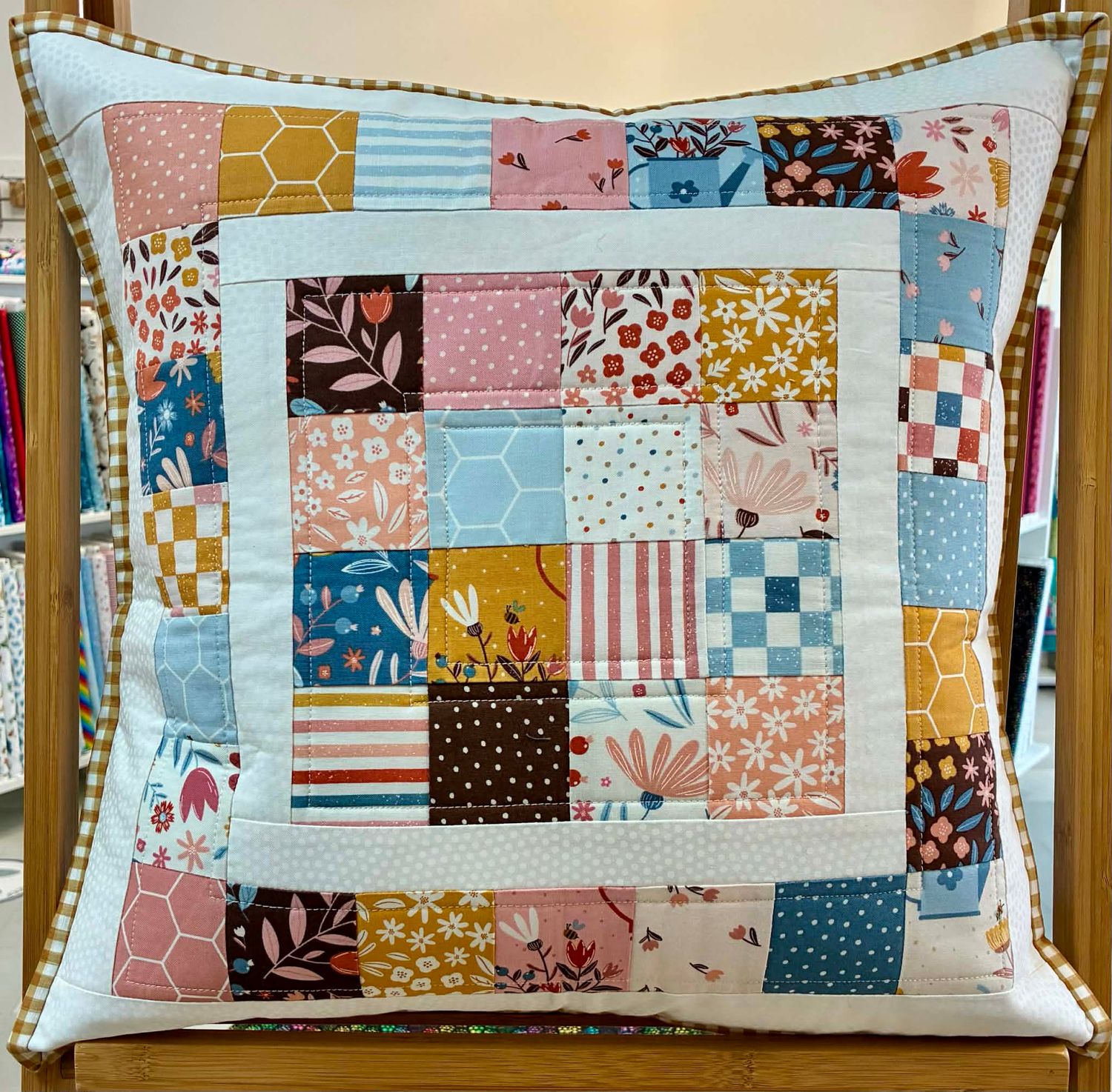 Blossoms &amp; Blooms Pillow Pattern - PDF Version