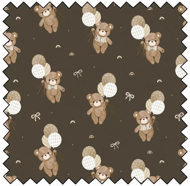 Teddy Bear Tales - Adventures - Brown - 1/2m cut