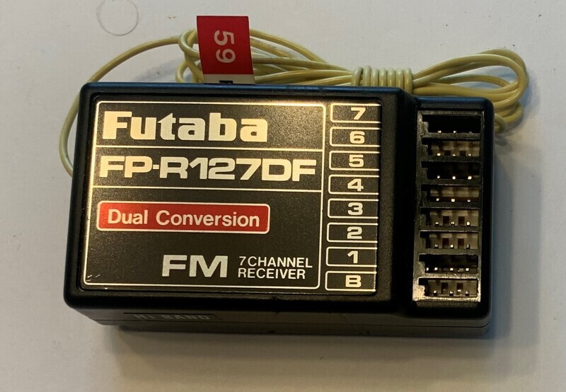 Futaba FP-R127FD 7 Channel Receiver USED on CH 59 Futaba FP-R127FD 7 Channel Receiver USED on CH 59