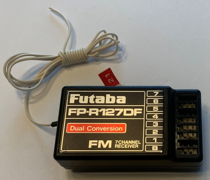 Futaba FP-R127FD 7 Channel Receiver USED on CH 21 Futaba FP-R127FD 7 Channel Receiver USED on CH 21