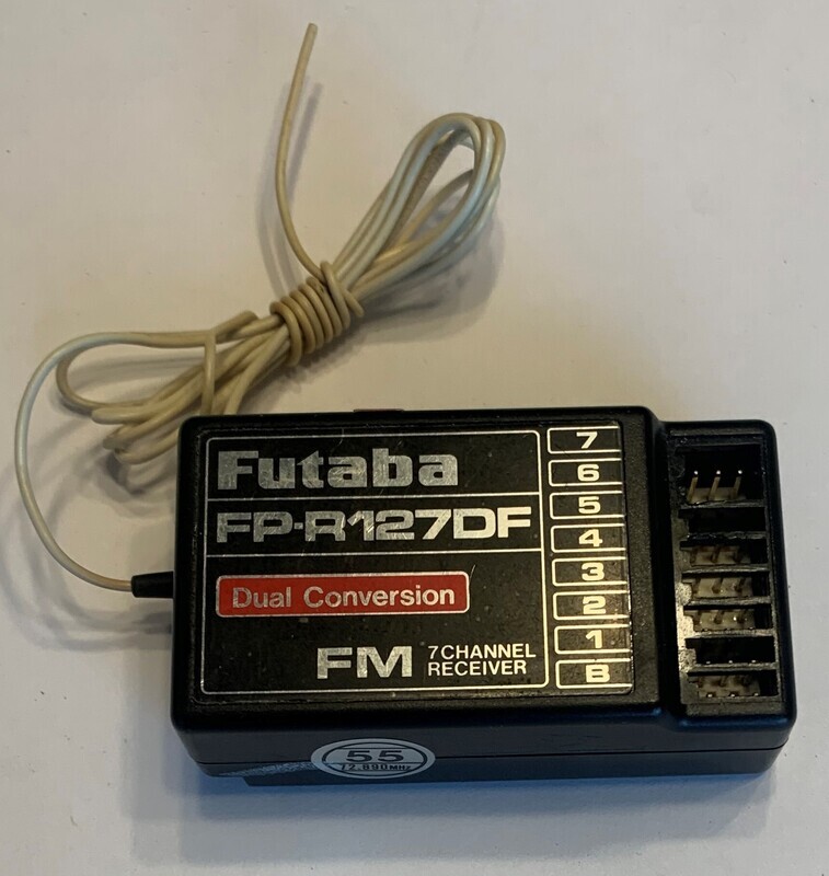 Futaba FP-R127FD 7 Channel Receiver USED on CH 55 Futaba FP-R127FD 7 Channel Receiver USED on CH 55