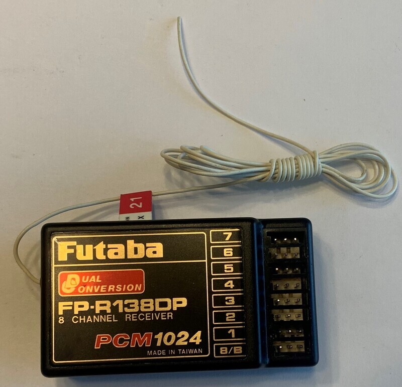 Futaba FP-R138DP 8 Channel Receiver USED on CH 21 Futaba FP-R138DP 8 Channel Receiver USED on CH 21