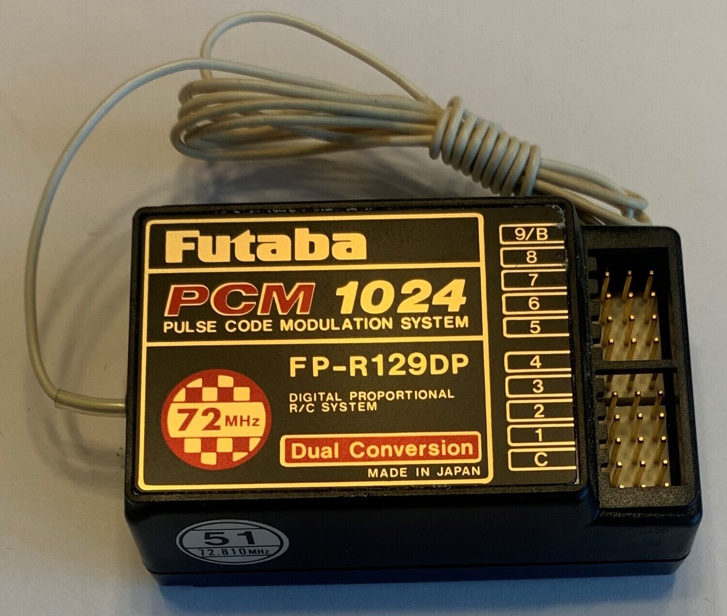 Futaba FP-R129DP 9 Channel Receiver USED on CH 51 Futaba FP-R129DP 9 Channel Receiver USED on CH 51