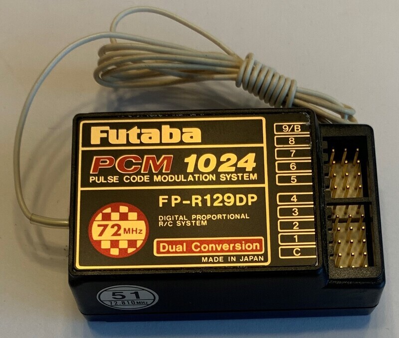 Futaba FP-R129DP 9 Channel Receiver USED on CH 51 Futaba FP-R129DP 9 Channel Receiver USED on CH 51