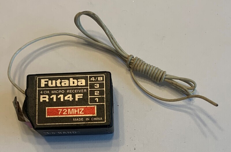 Futaba R144F 4 Channel Receiver USED on CH 7 Futaba R144F 4 Channel Receiver USED on CH 7