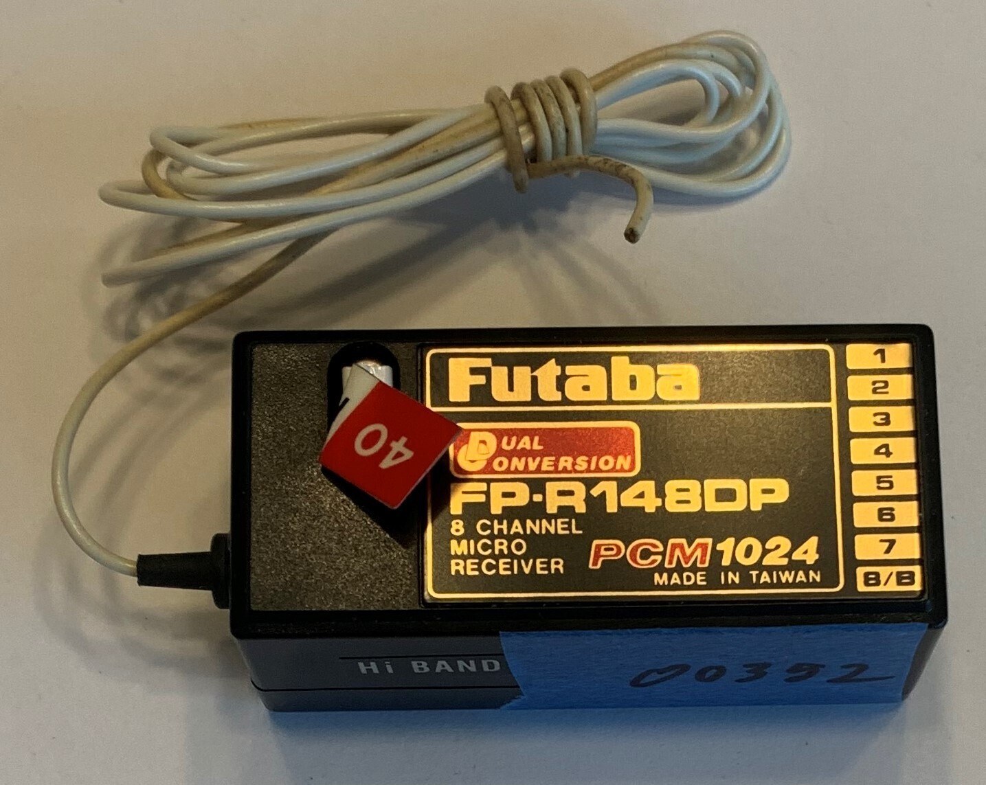 Futaba FP-R148DP 8 Channel Micro Receiver USED on CH 40