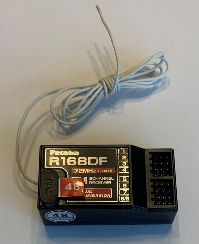 Futaba R168DF 8 Channel Receiver USED on CH 48 Futaba R168DF 8 Channel Receiver USED on CH 48