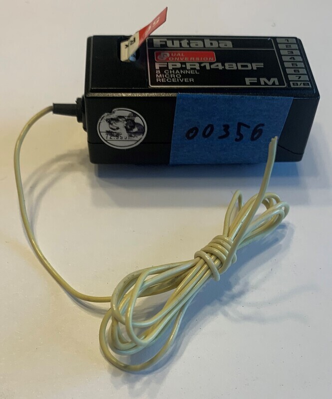 Futaba FP-R148DF 8 Channel Micro Receiver USED on CH 56 Futaba FP-R148DF 8 Channel Micro Receiver USED on CH 56