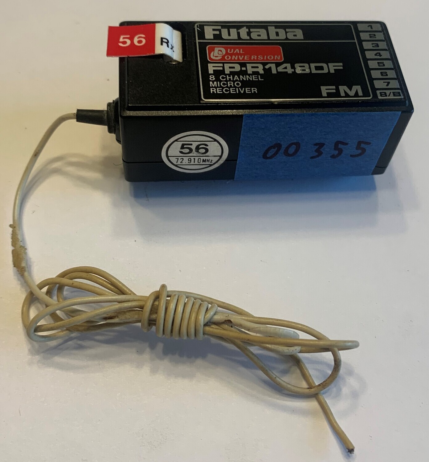 Futaba FP-R148DF 8 Channel Micro Receiver USED on CH 56 Futaba FP-R148DF 8 Channel Micro Receiver USED on CH 56
