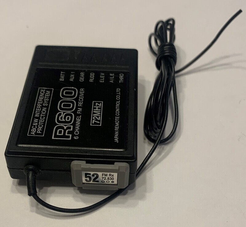 JR Receiver 6 R600 Channel MHz