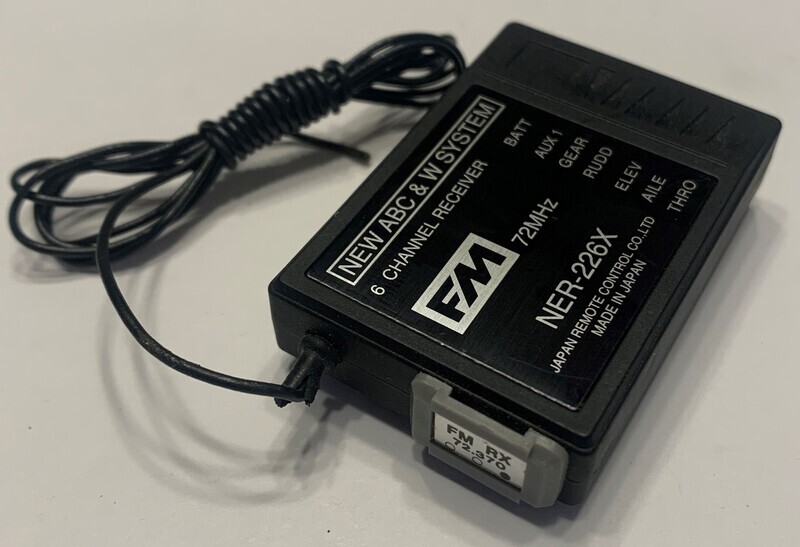 JR NER-226X 6 channel PPM/FM Receiver 72MHZ