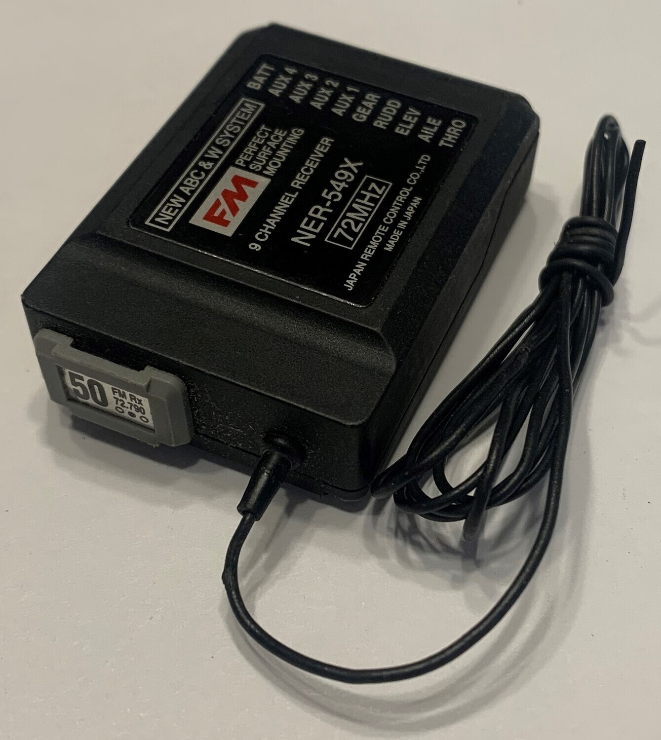 JR NER-549X 9 channel PPM/FM Receiver 72MHZ JR NER-549X 9 channel PPM/FM Receiver 72MHZ