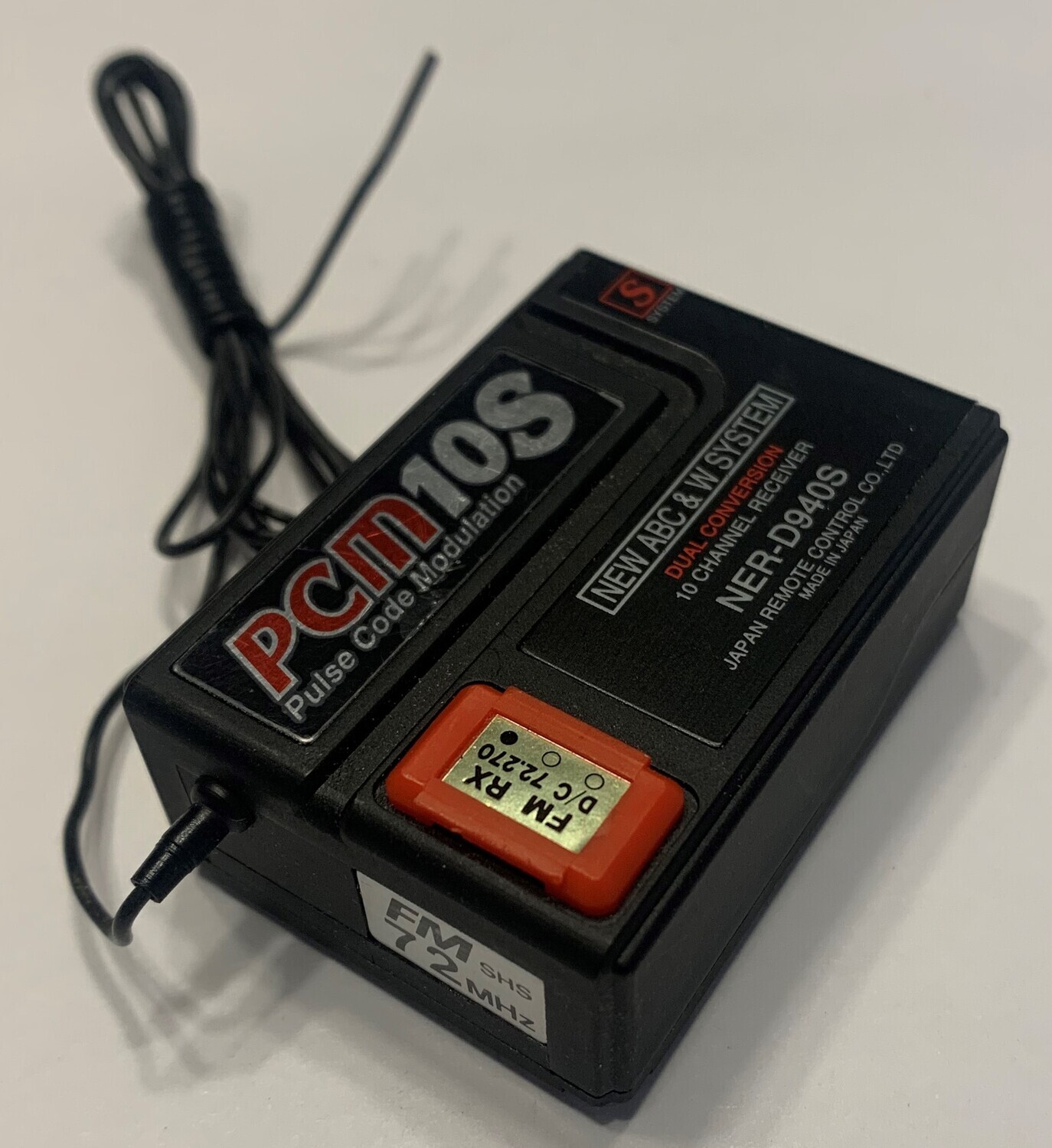 JR Receiver PCM10S NER-D940S Dual Conversion 10 Channel JR Receiver PCM10S NER-D940S Dual Conversion 10 Channel