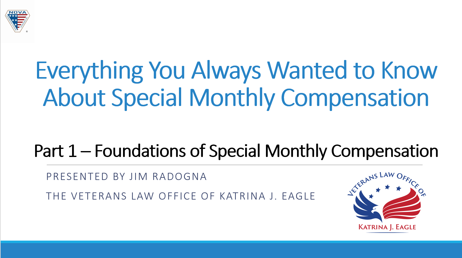 NOVA Webinar Series: Everything You Always Wanted to Know About Special Monthly Compensation - Part 1 - NonMember Price