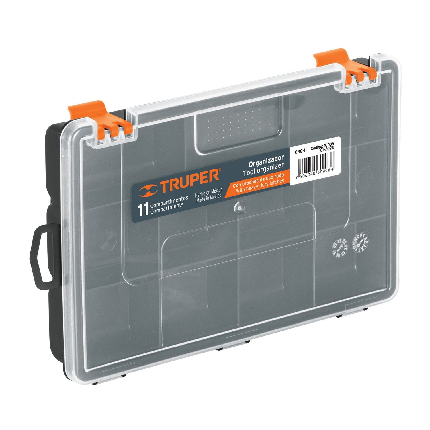 Organizador 9" con 11 compartimentos, Truper