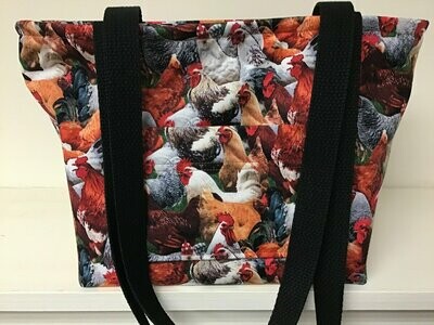 Hens & roosters, black straps