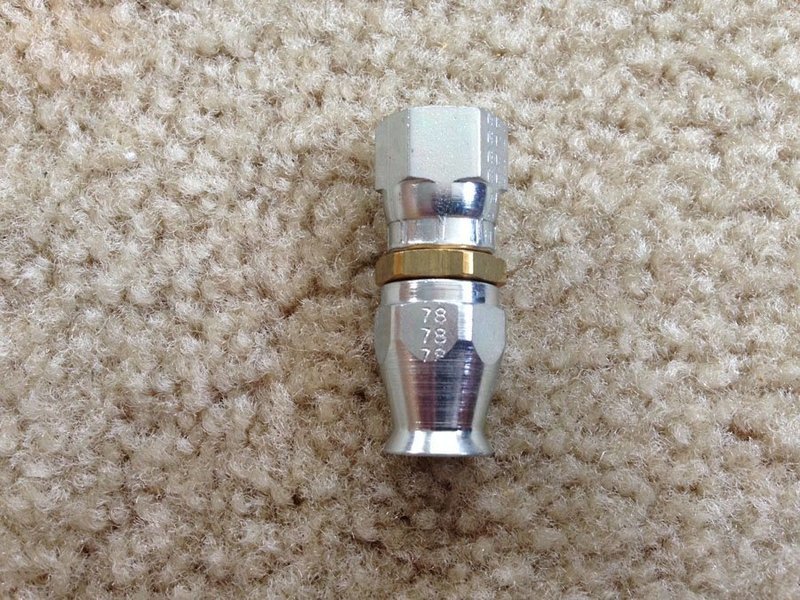 Hose End for SS Hose, Straight