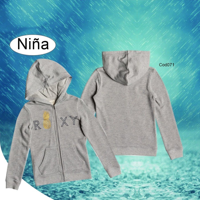 Sudadera Roxy Mi Bicicleta C Zip-Up