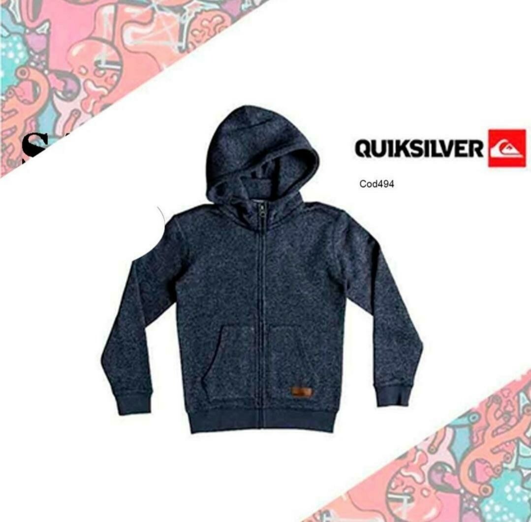 Suéter de Lana con Capucha con Cierre Keller Quicksilver