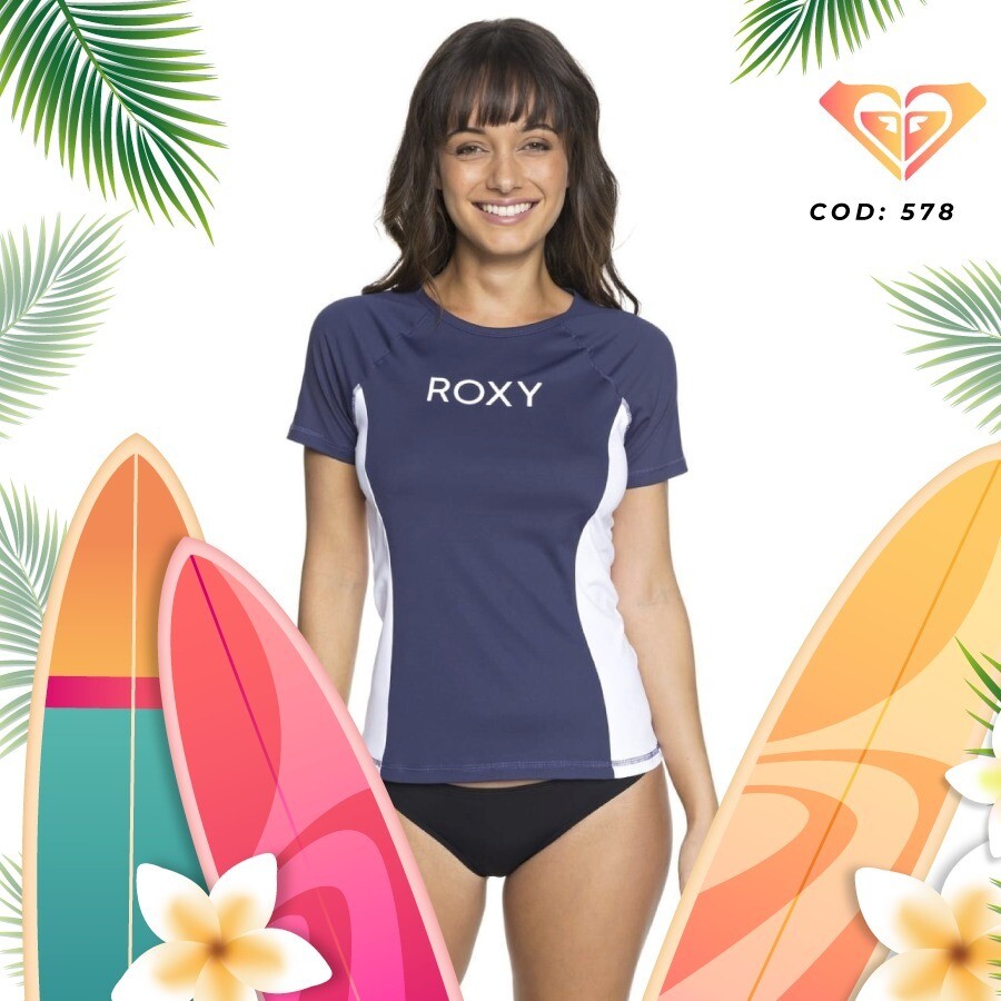 Rashguard FPS 50 Manga Corta - On My Board Roxy