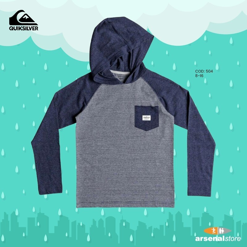 Michi Long Sleeve Hooded Top Quiksilver