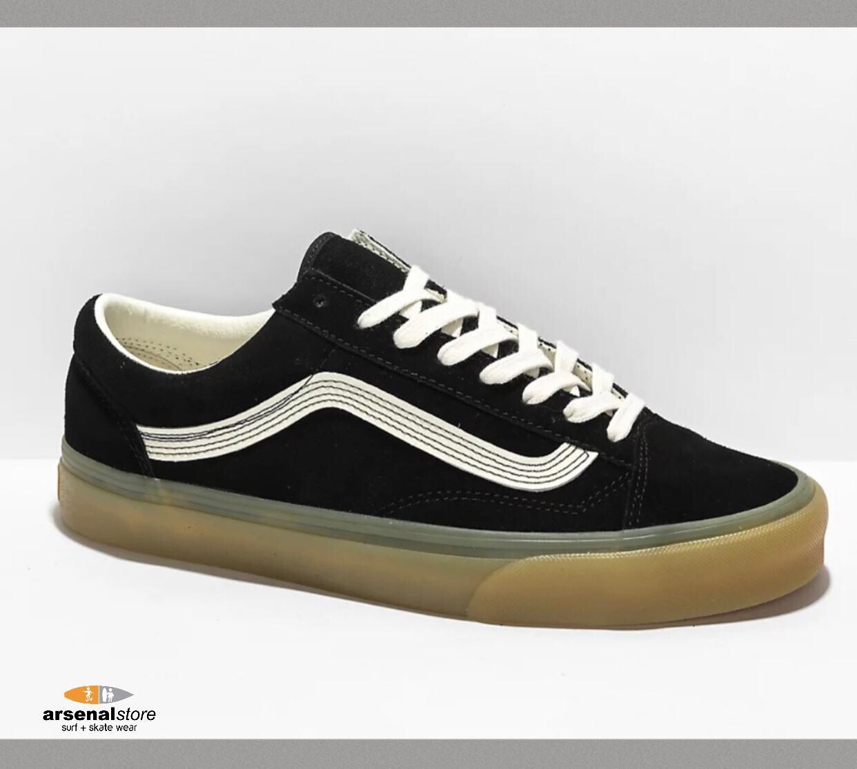 Tenis Vans Old Skool Black, Marshmallow