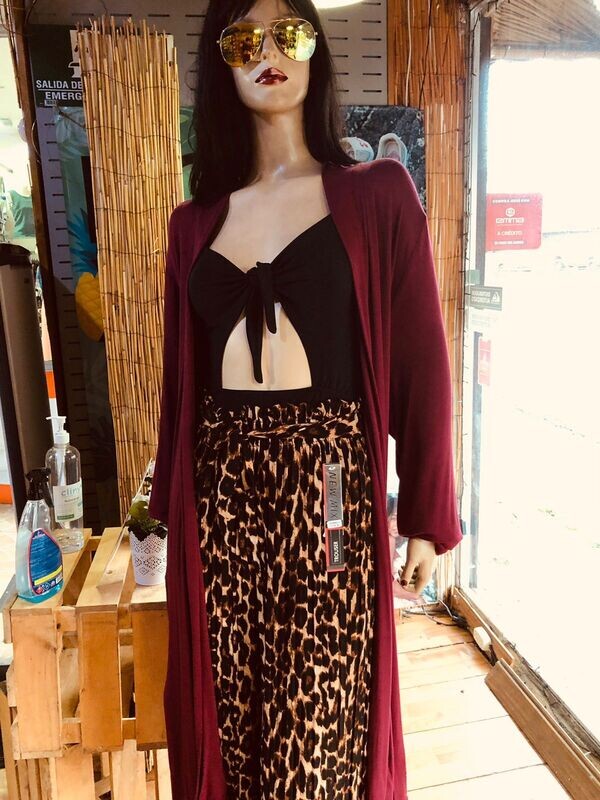 CARDIGAN ACTIVE J7624 PLUS BURGUNDY