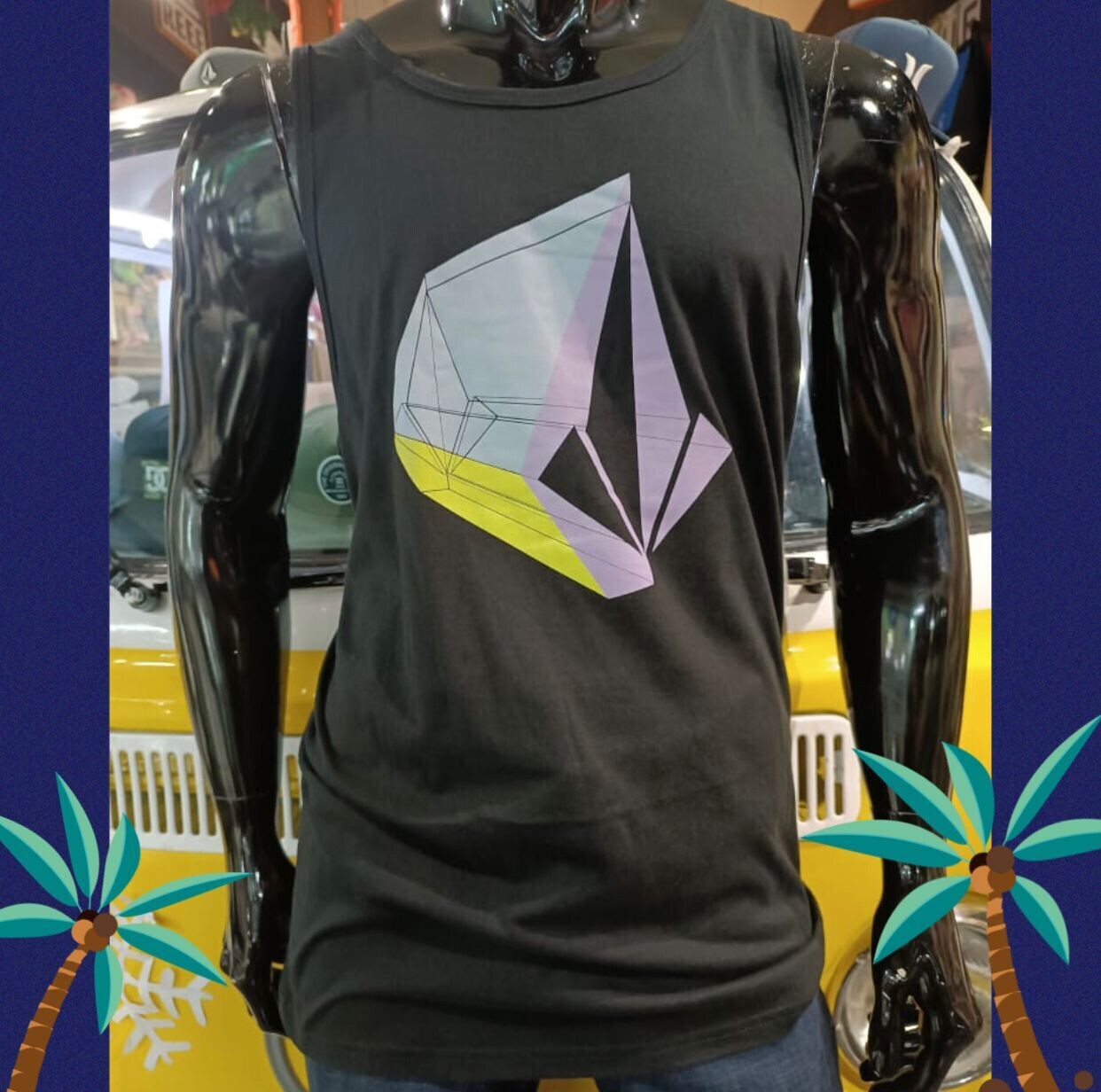 CAMISETA VOLCOM A4512200 BLK TIRANTE