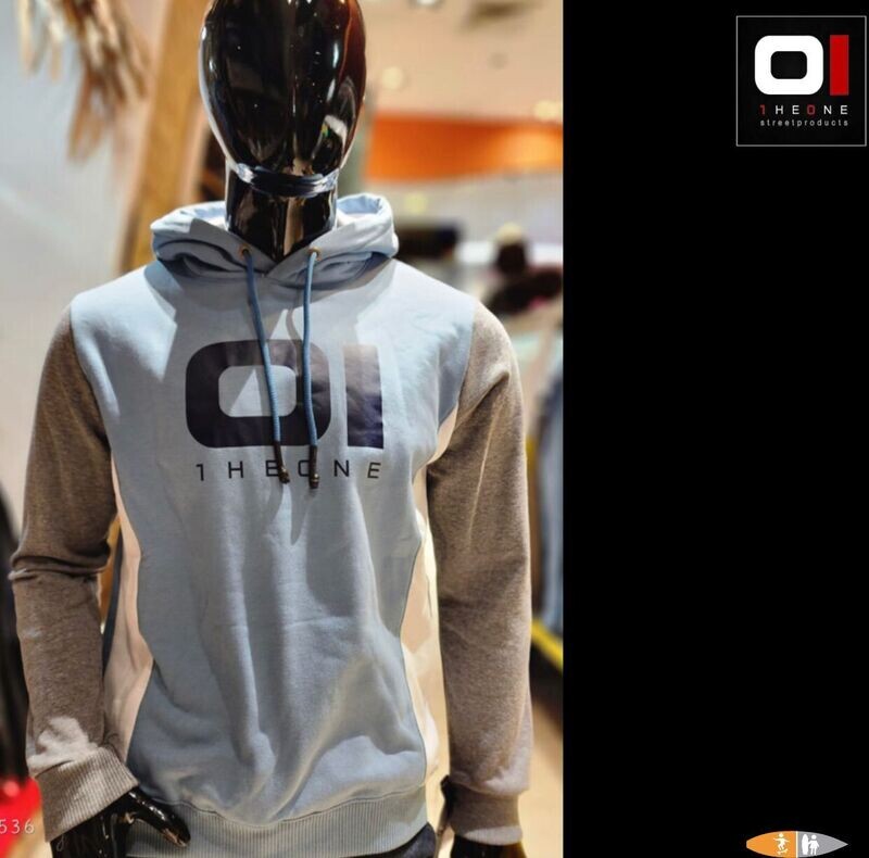 SUDADERA THE ONE ML22122 CELESTE
