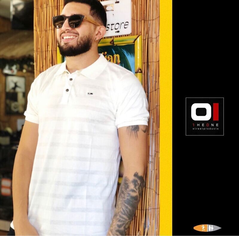 CAMISETA THE ONE MC972 POLO BLANCA