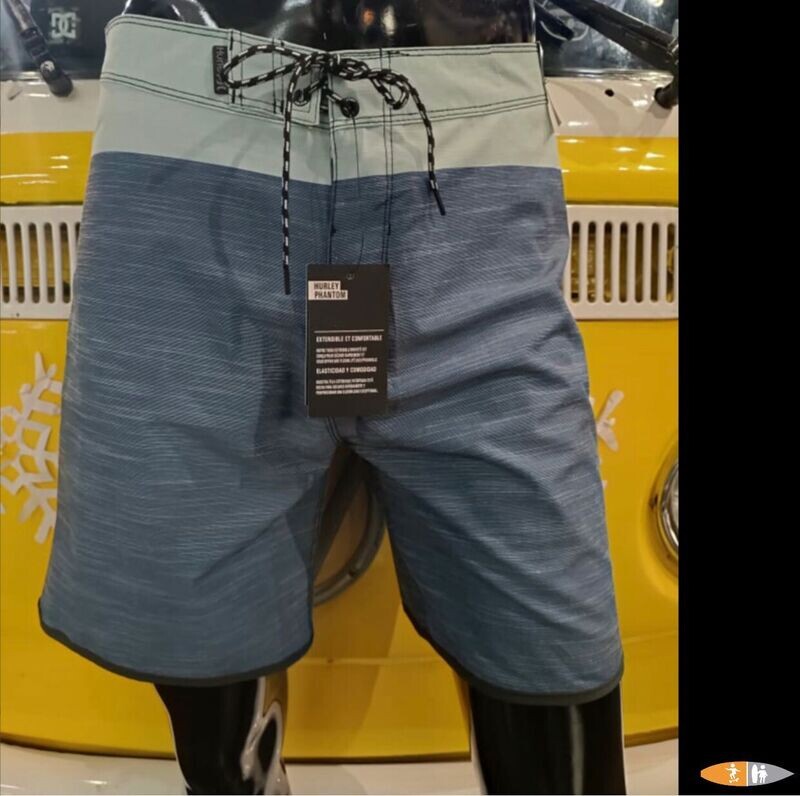 SHORT HURLEY CQ8614 AZUL MENTA