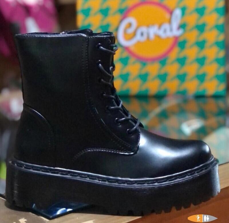 BOTAS CORAL AFRICA BLACK GLOSS