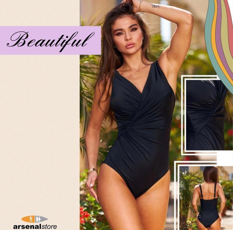 TRAJE DE BAÑO STYLISH H2918-BLK