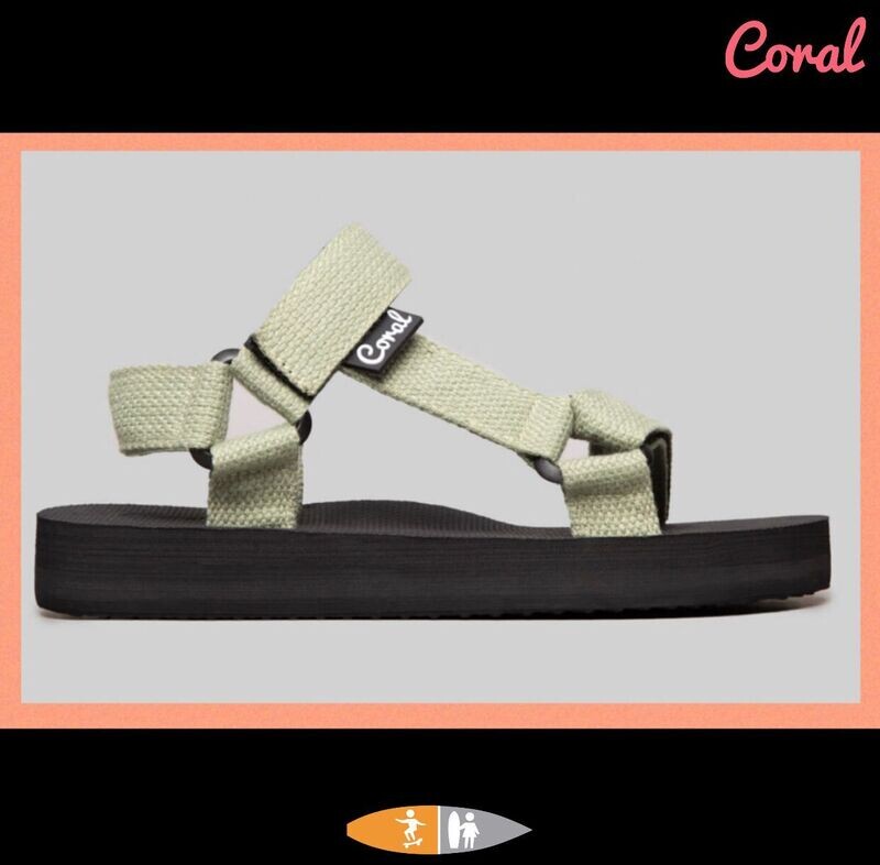 SANDALIA CORAL VENTURA 3 OLIVE GREEN