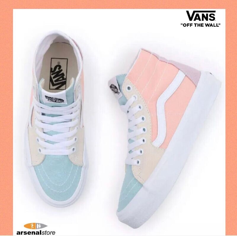 Van Sk8-Hi Tapered Pastel Block Multi/True