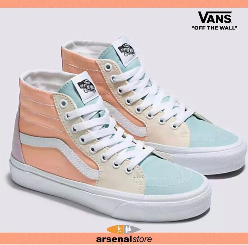 Van Sk8-Hi Tapered Pastel Block Multi/True