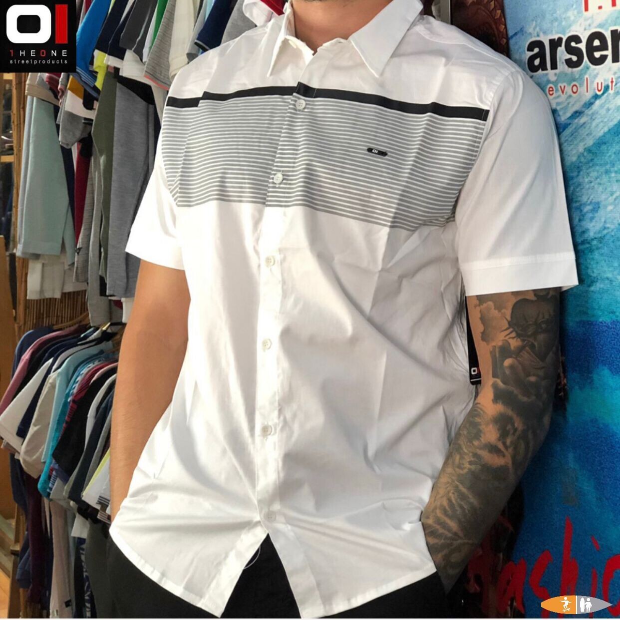CAMISA THE ONE 23507 BLANCA