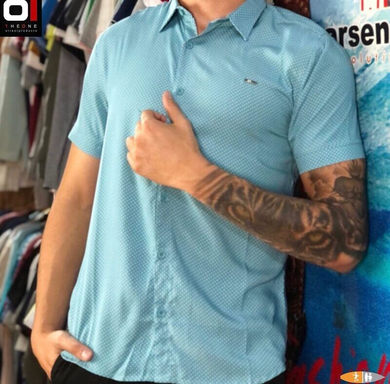 CAMISA THE ONE 23563 CELESTE